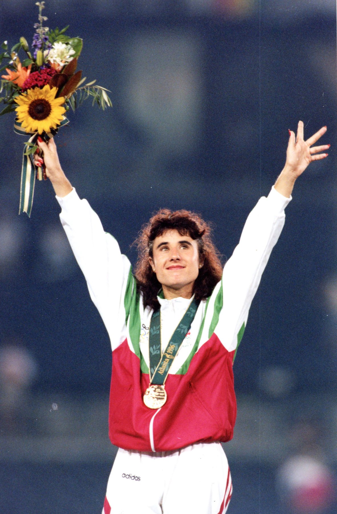 FERNANDA RIBEIRO NO PÓDIO, ATLANTA 1996