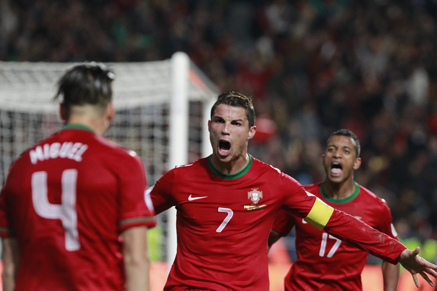 RONALDO FESTEJA APURAMENTO MUNDIAL 2014