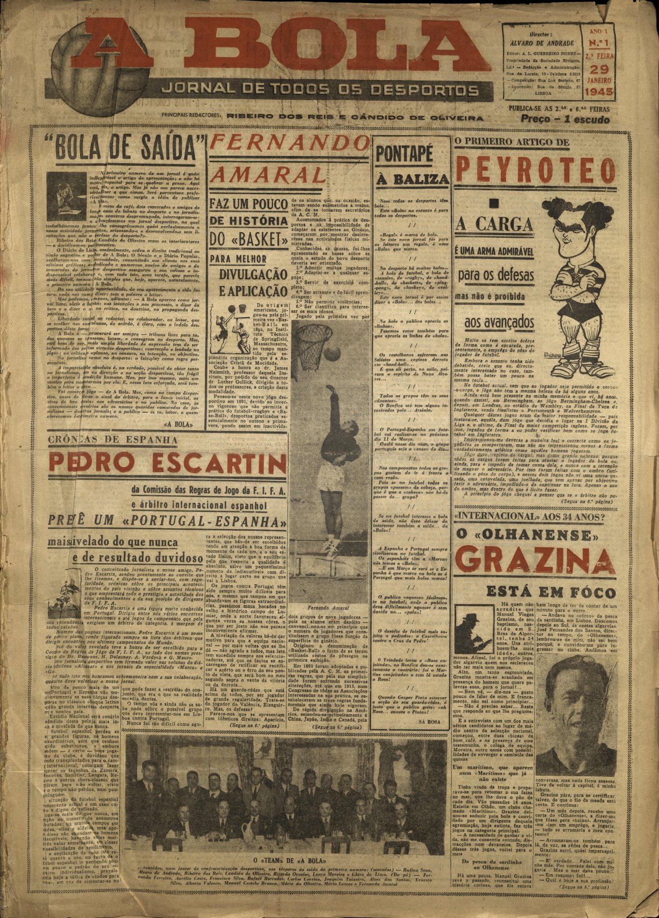 Capas históricas de A BOLA