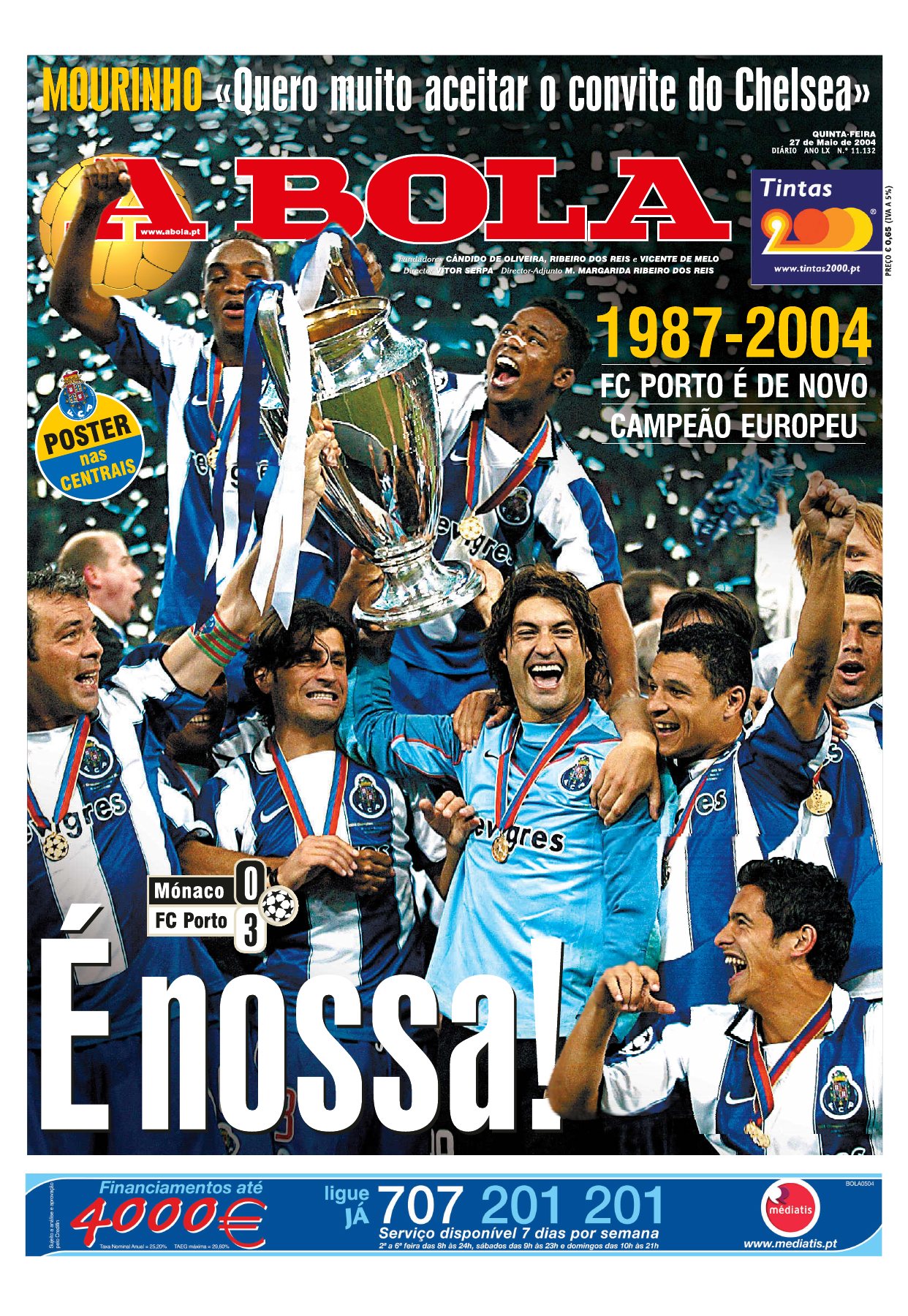 A BOLA · 27 DE MAIO DE 2004