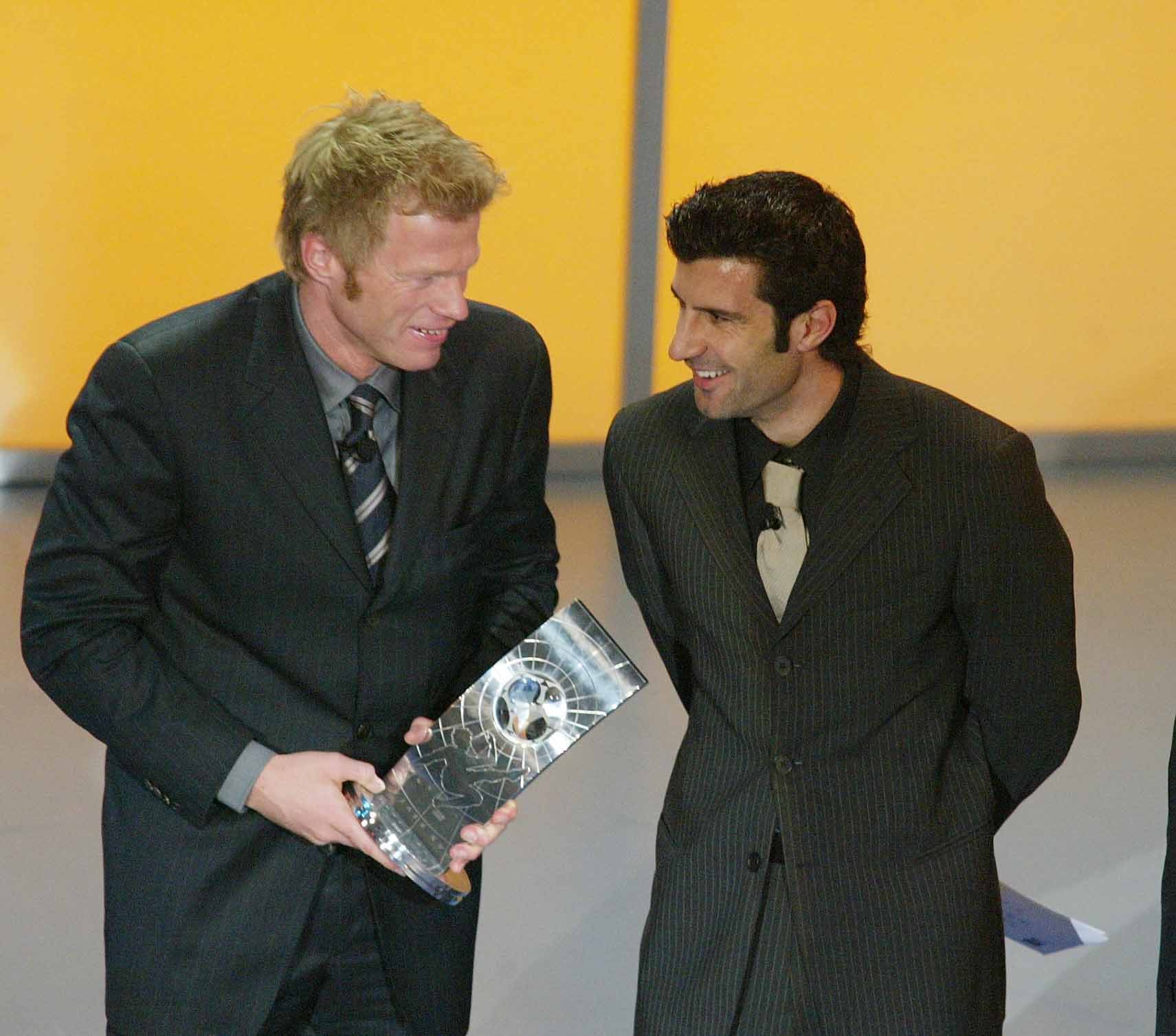 GALA FIFA: OLIVER KAHN E LUIS FIGO