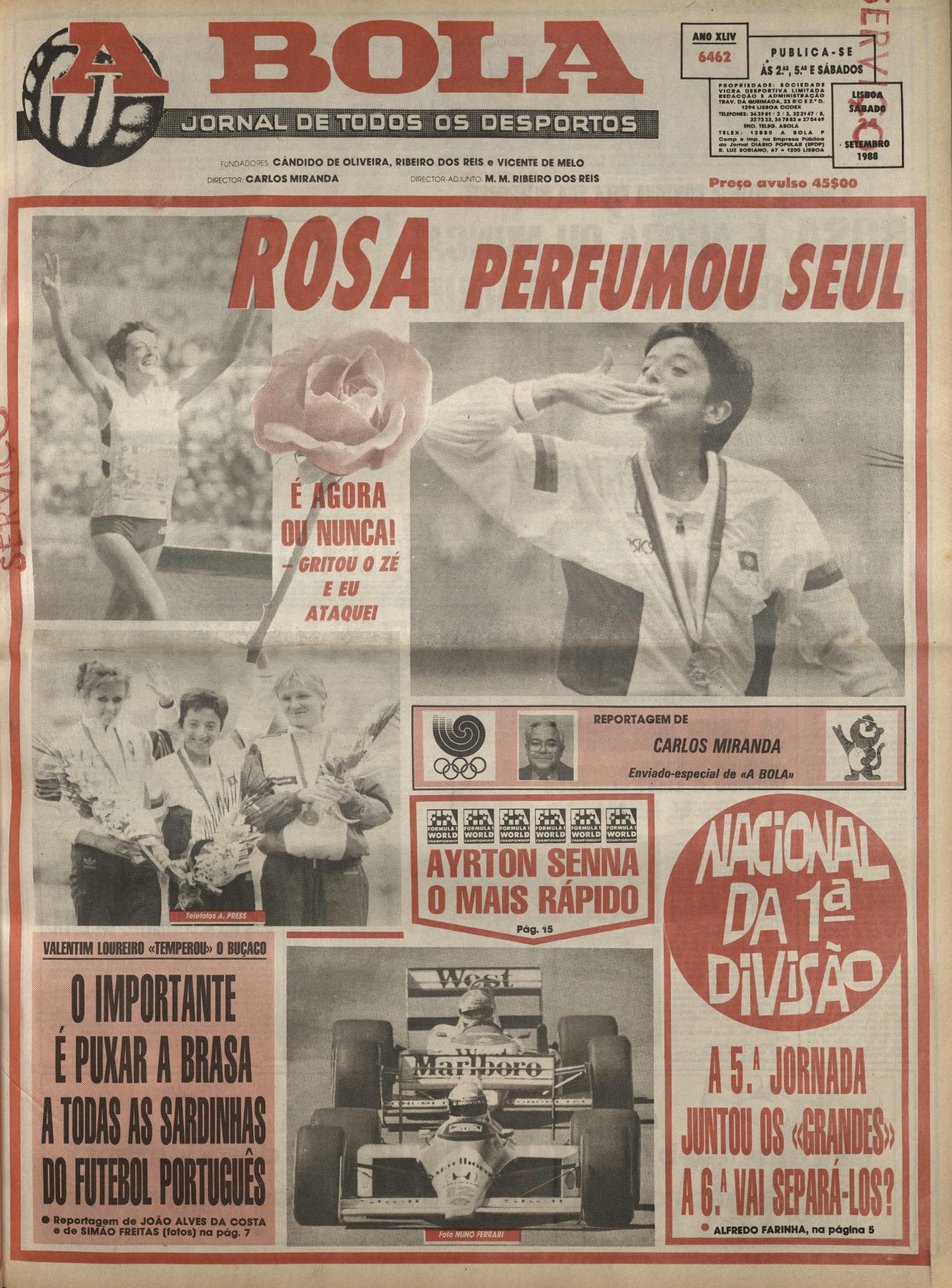 A BOLA · 24 DE SETEMBRO DE 1988